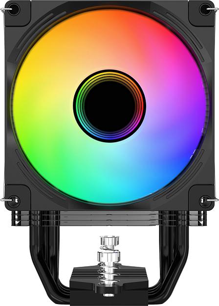 Устройство охлаждения(кулер) Bloody BD-AC150-ARGB1 ARGB Soc-AM5/AM4/1151/1200/2066/1700 черный 4-pin 11-23dB Al+Cu LCD 150W 365gr Ret (BD-AC150-ARGB1-BK) фото 1