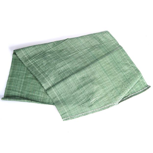 Мешок для строительного мусора п/проп.тканый 50×90 см зелёный до 40 кг *100/1000 опт фото 1