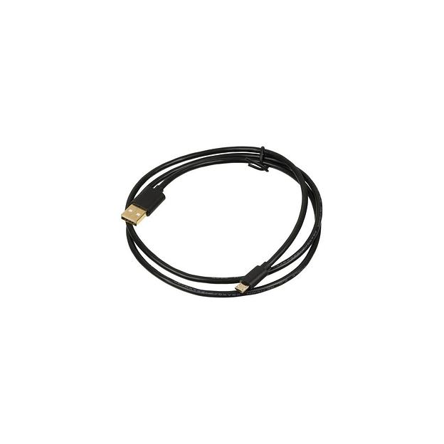 Кабель 2A Square Connector, micro USB (m) - USB (m), 1м, 2A, черный фото 1
