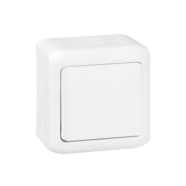 Выключатель Legrand Forix 10A 250В IP44 накладной белый 782360 фото 1