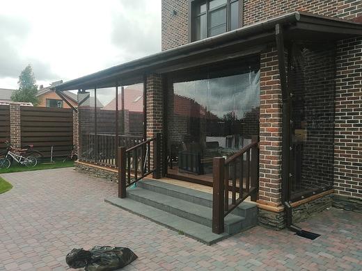 Мягкие окна на террасу под ключ фото 2