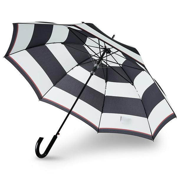 Зонт-трость Knirps полуавтомат T.760 Stick Automatic ID STRIPE 96 3760 4020 фото 3