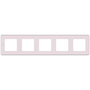Legrand 673974 Рамка - 5 постов - INSPIRIA - розовый фото 1