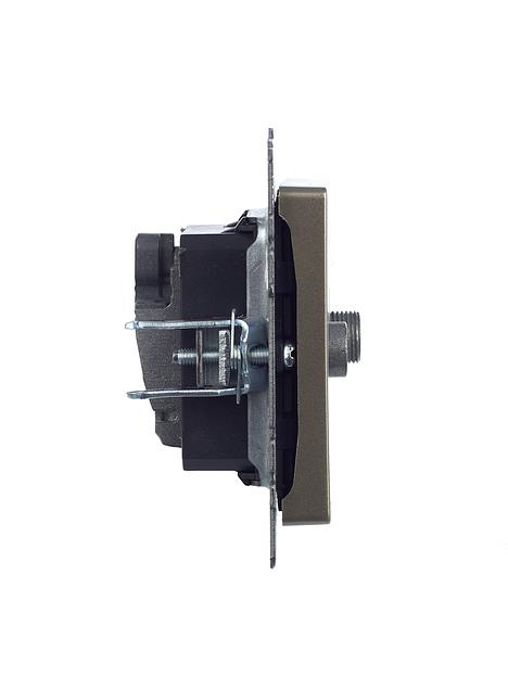 IEK BR-AF20-O-K37 BRITE Роз. двойная TV+SAT РТВ/РСп12-БрШ шамп. фото 3