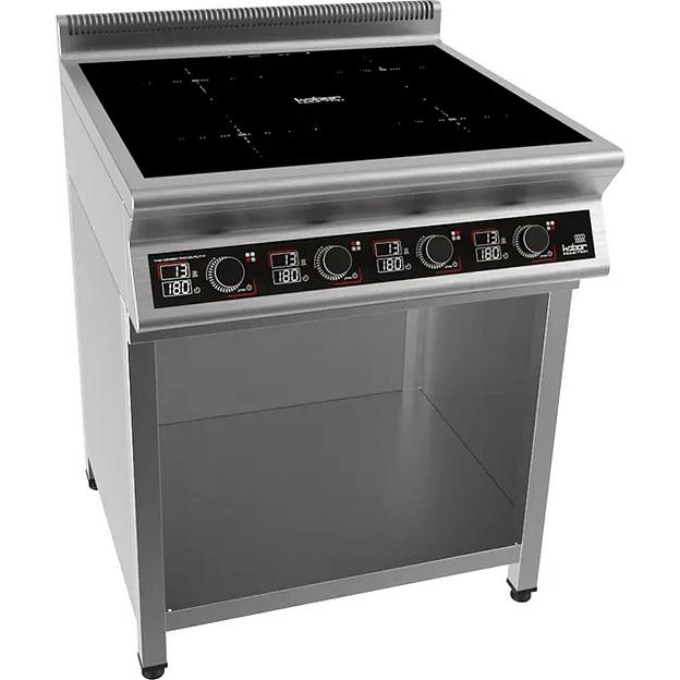 Плита индукционная на полузакрытой подставке 4 конфорки Кобор I7-4S1 фото 1