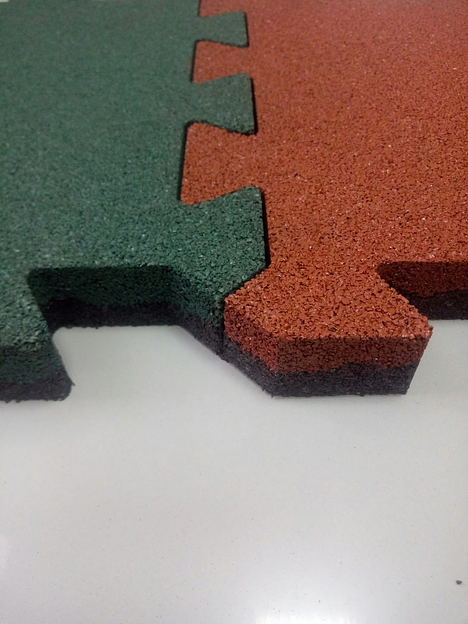 Плитка «Конструктор» резиновая 500×500×23 мм фото 2