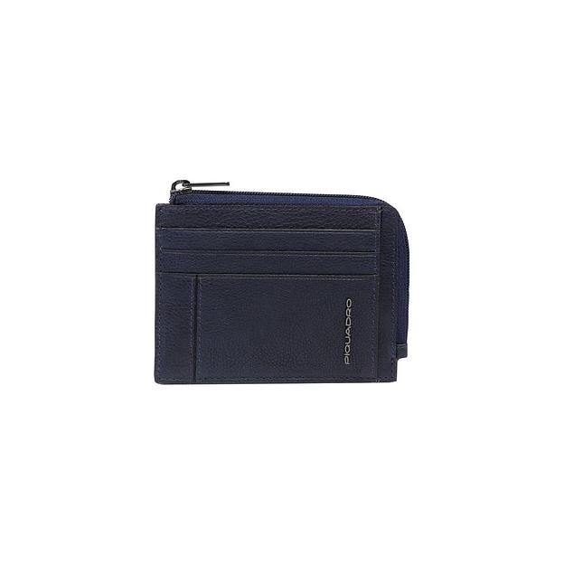 Чехол для кредитных карт Piquadro Cronus PP4822S134R/BLU синий кожа натуральная фото 1