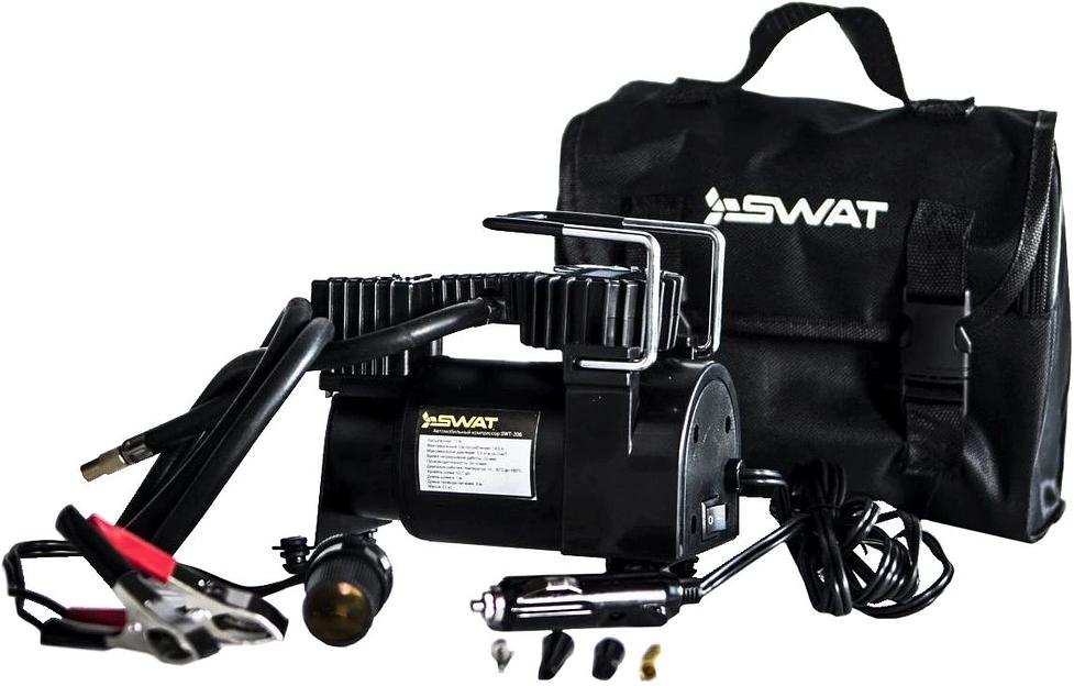 Автомобильный компрессор Swat SWT-206 60л/мин шланг 1м фото 3