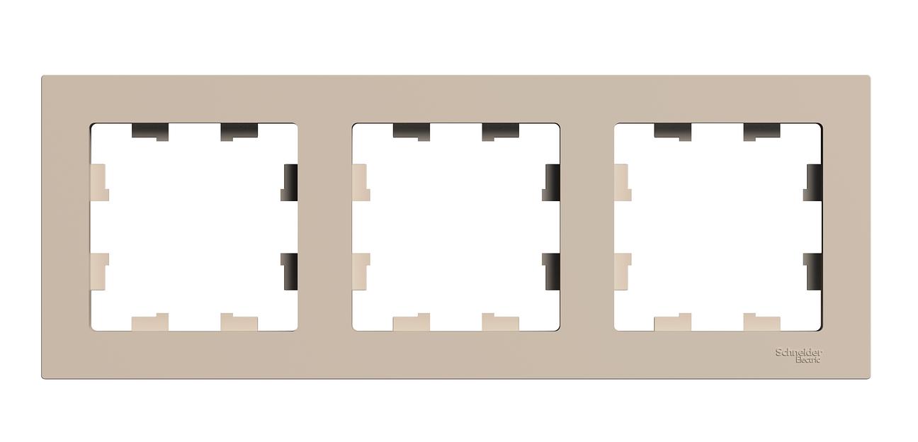 ATLASDESIGN 3-постовая РАМКА, ПЕСОЧНЫЙ фото 1