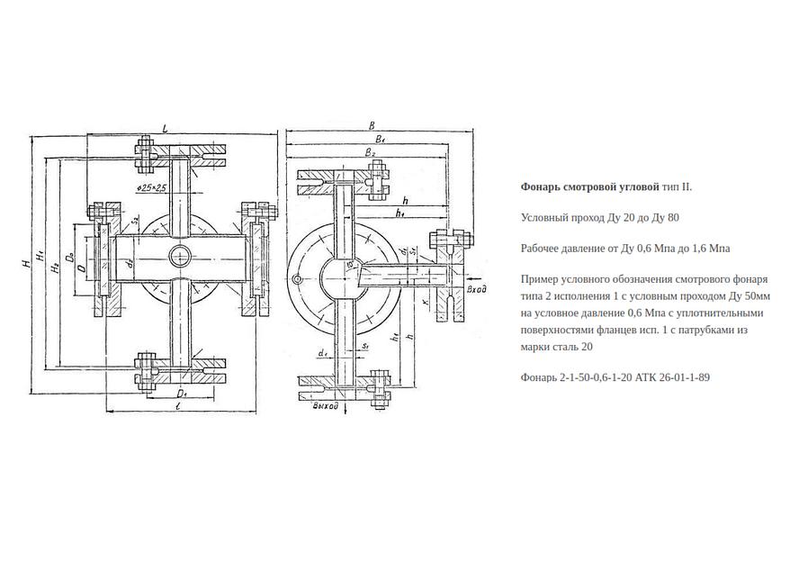 Фонарь смотровой трубопроводный фото 3