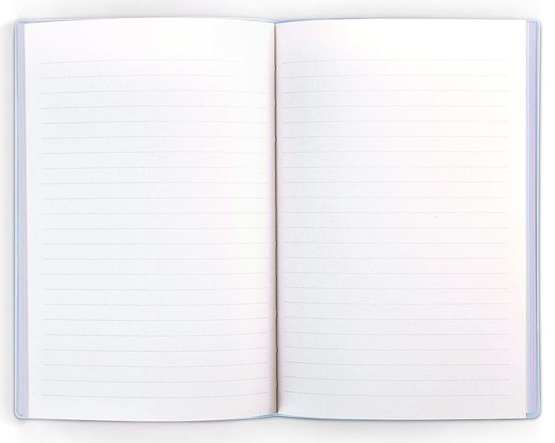 Блокнот Deli EN140LBLUE A5 210х143мм искусст. кожа 96л линейка мягкая обложка голубой фото 2