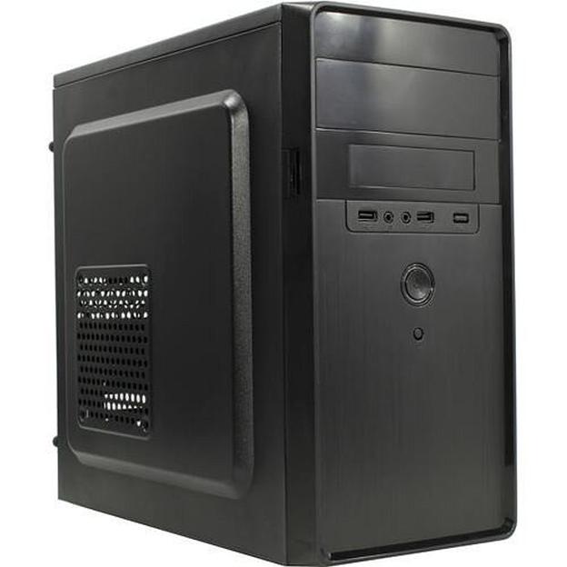 Exegate EX286426RUS Корпус Minitower ExeGate BA-309-450W-8 (mATX, БП AA450 с вент. 8см, 2*USB, HD аудио, черный) фото 1
