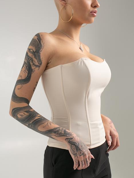 Корсет утягивающий «Барби», Бежевый ОПТ фото 5