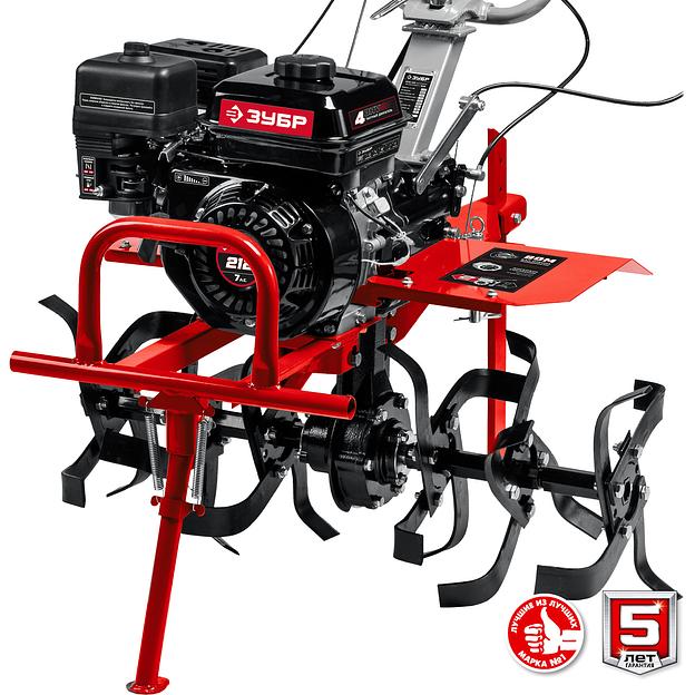 Мотоблок Зубр МТШ-500 бензиновый 5.15кВт 7л.с. фото 3