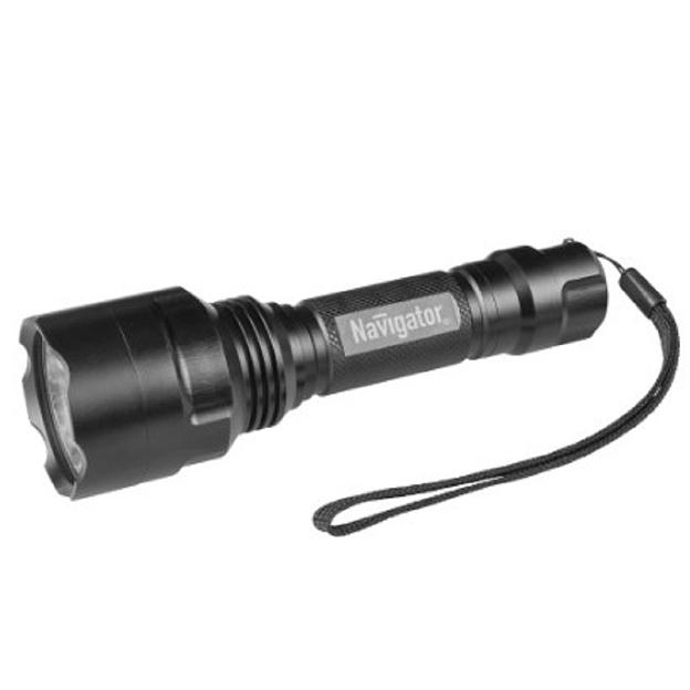 Navigator 71583 Фонарь металлический профессиональный NPT-P03-18650 аллюм. проф. 1 CREE LED x 10Вт. Акк. 3.7В 2А фото 1
