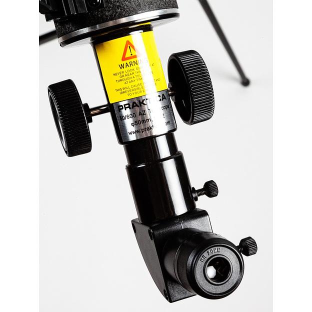  Praktica Телескоп Junior 50/600AZ, линза Барлоу, лунный фильтр, стальная тренога, черный > фото 6