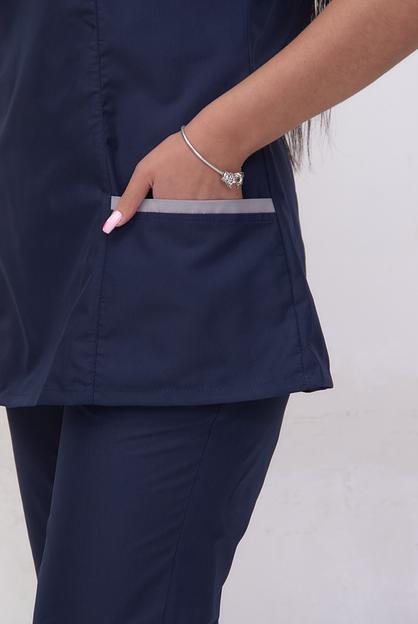 Костюм хирурга женский с отделкой ОПТ фото 3