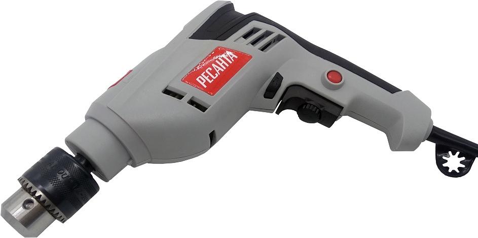 Дрель ударная Ресанта ДУ-15/680 680Вт патрон:кулачковый реверс фото 3