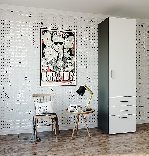 Шкаф распашной Sanvut 600х500х2325 мм арт.Ш69ЯМБ ОПТ фото 1