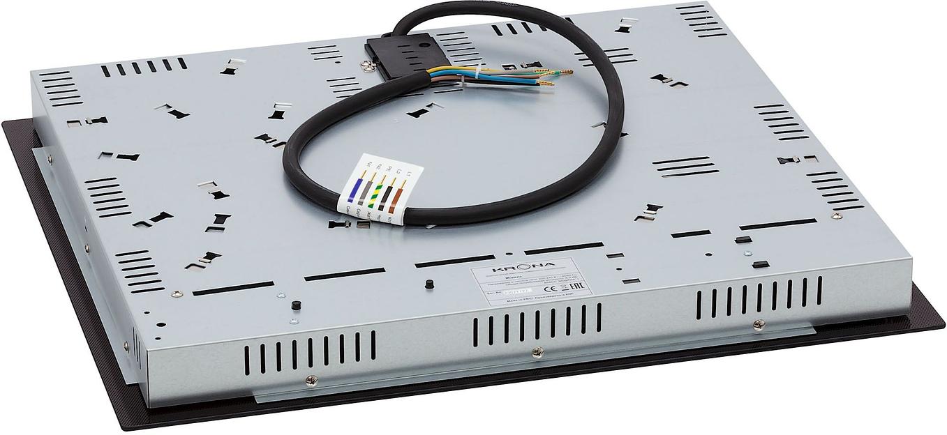 Варочная поверхность Krona 60 BL 1DZTK черный фото 3