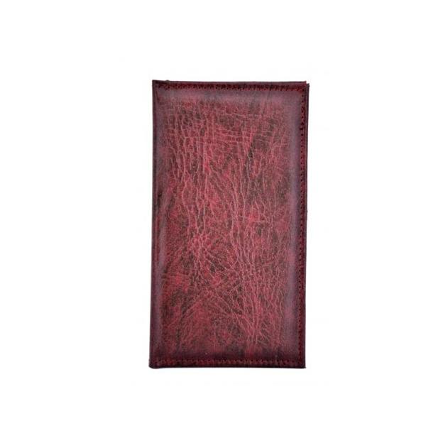 Папка-карта вин 32,5*18,5см 2-х стор.кож.зам.бордо съемные файлы /1/ фото 1