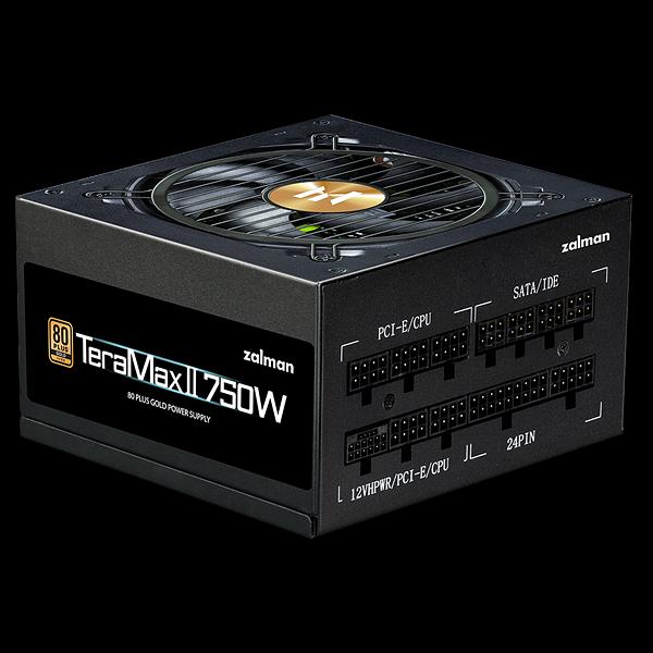 Блок питания Zalman ZM750-TMX2, 750W, ATX12V v2.52, APFC, 12cm Fan, 80+ Gold Gen5, Full Modular, Retail (ZM750-TMX2) фото 1