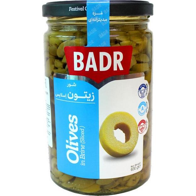 Оливки резаные в рассоле BADR 630 г ОПТ фото 1