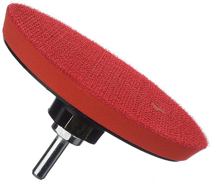 Насадка Vertextools для дрели и ушм с липучкой 125мм мягкая фото 1