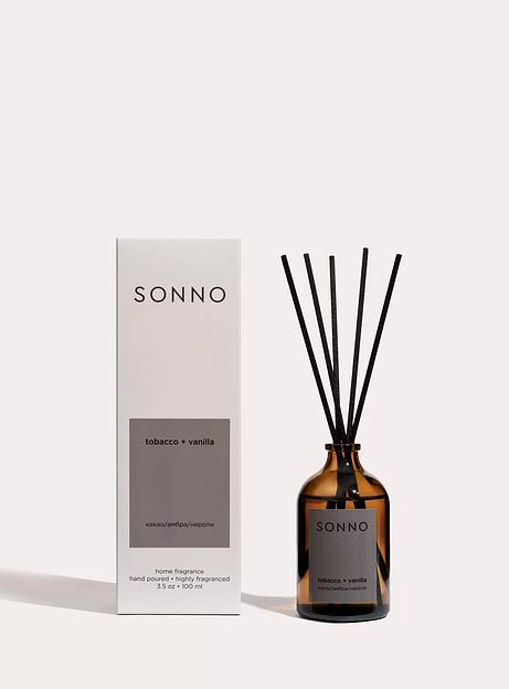 Ароматический диффузор SONNO, Tobacco + Vanilla, 100 мл ОПТ  фото 1