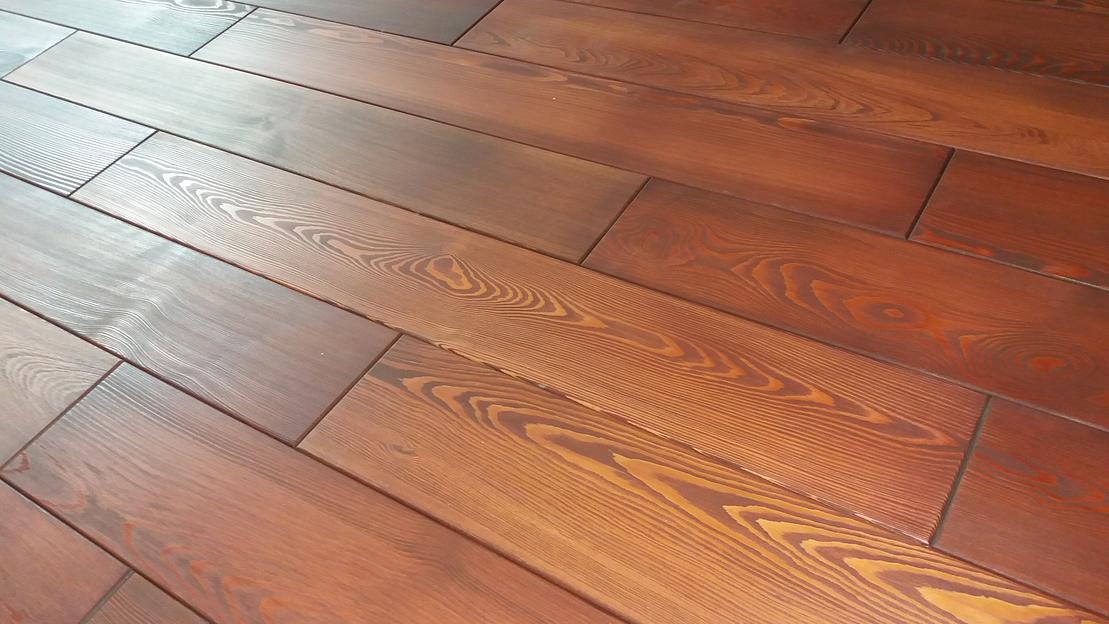 Гренадин, массивная доска, лиственница, 15 мм, селект, масло, 1.97 м2 фото 1