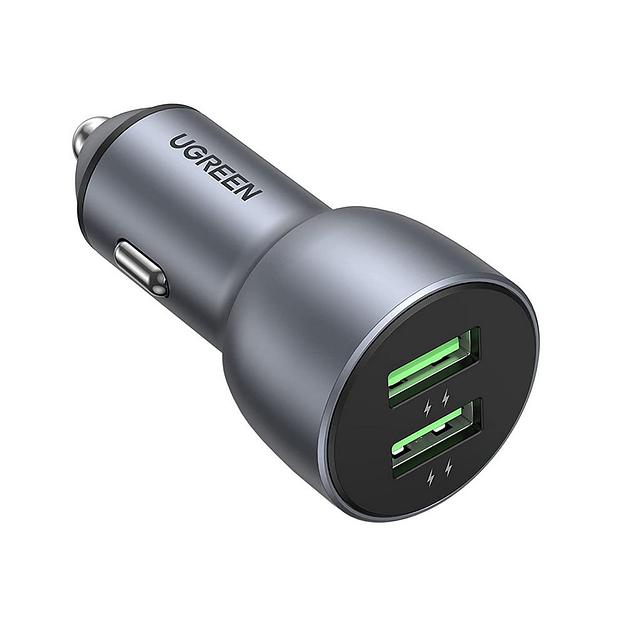 Автомобильное зарядное Ugreen CD213-70594 Gray (70594) фото 1