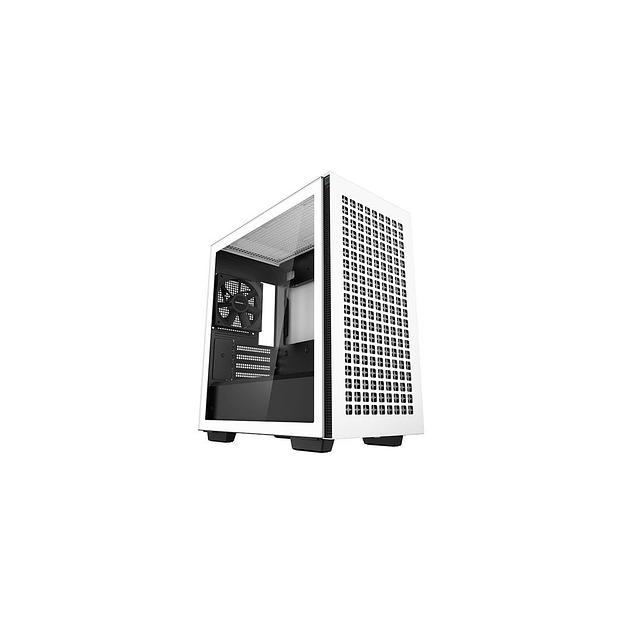 Корпус mATX DeepCool CH370, Mini-Tower, без БП, белый [ch370 white] фото 1