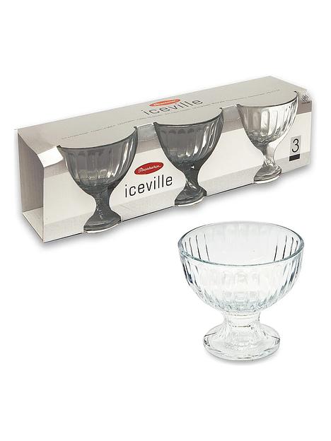 Набор из 3-х креманок «Iceville» 210 мл ОПТ фото 1