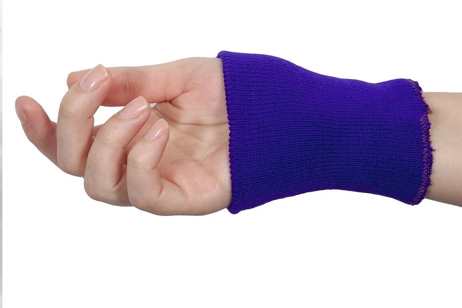 Трикотажные манжеты синие фото 2