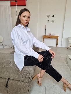 Женская рубашка оверсайз опт фото 1