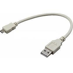 Rexant (18-1162) Кабель USB-A – micro USB, 2,4А, 0,2м, серый фото 1
