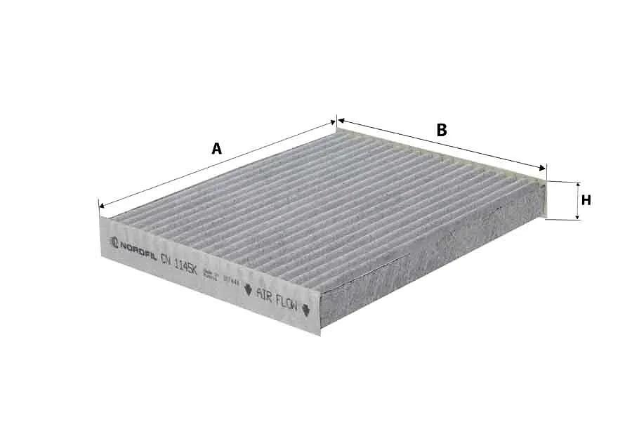 Фильтр салона угольный Kia Soul II 14- Nordfil фото 2