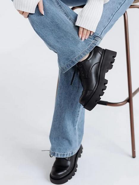 Ботинки на толстой подошве кожа, BuzShoes ОПТ фото 1