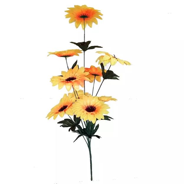 Букет с подсолнухами 9 голов 74см 345-032 фото 2