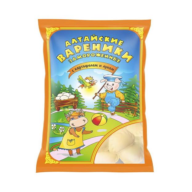 Вареники Мясная тележка «Алтайские» с картофелем и луком 1 кг ОПТ фото 1