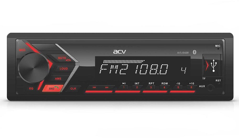 Автомагнитола ACV AVS-814BR 1DIN 4x50Вт фото 1