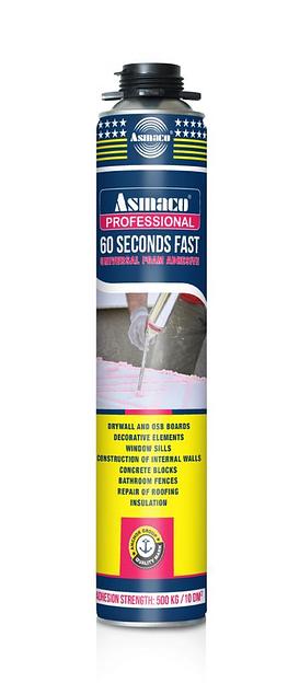 Клей-пена 60 секунд Asmaco ОПТ фото 1