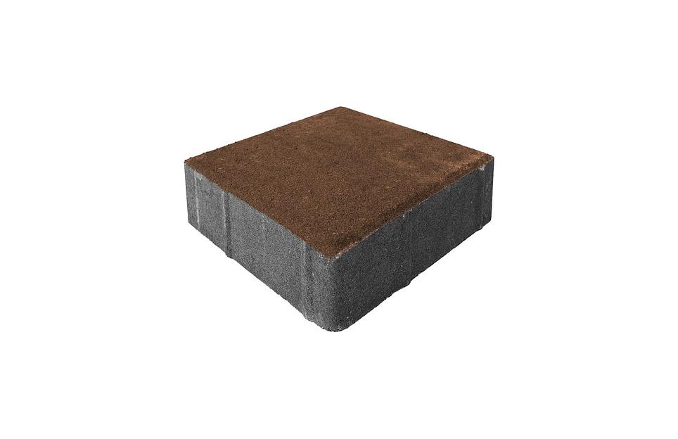 Плиты бетонные тротуарные 1.К.6 малый квадрат красный опт фото 2