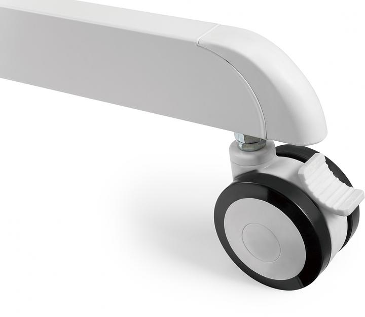 Стойка для телевизора Cactus CS-ST1146WT, 37-70", напольный, мобильный, белый фото 6