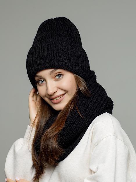 Комплект бини и снуд большой фото 6