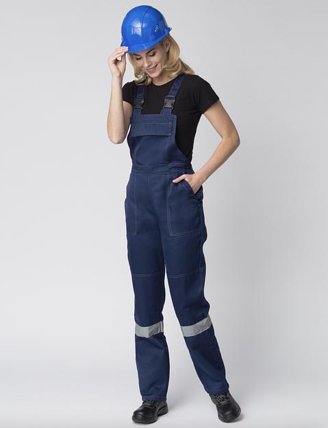 Костюм женский рабочий «Весна 1 СОП NEW» синий, опт фото 3