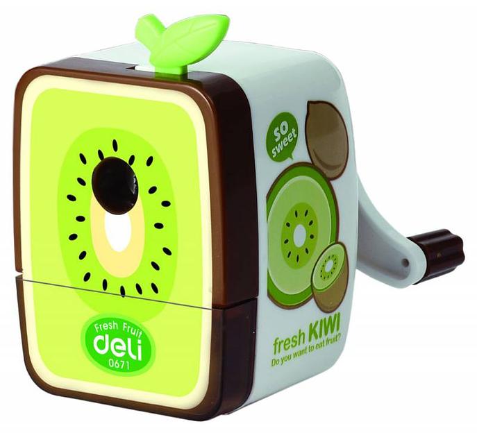 Точилка для карандашей механическая Deli E0671 Blooming 1 отверстие пластик ассорти фото 2