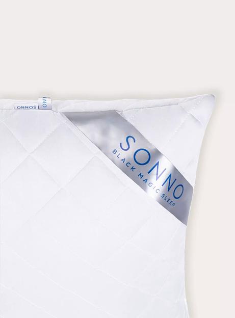 Подушка SONNO Aura 70x70 гипоаллергенный наполнитель Amicor TM Цвет Ослепительно белый ОПТ  фото 6