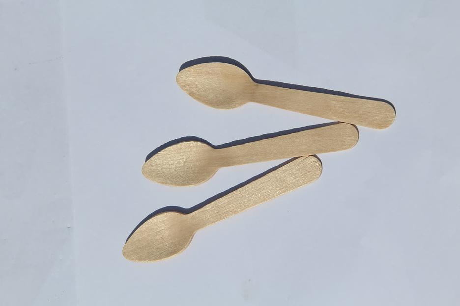 Ложка одноразовая для чая/кофе 110 мм ОПТ фото 5