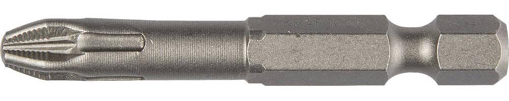 KRAFTOOL X-Drive, PZ2, 50 мм, 2 шт, торсионные биты (26123-2-50-2) фото 1